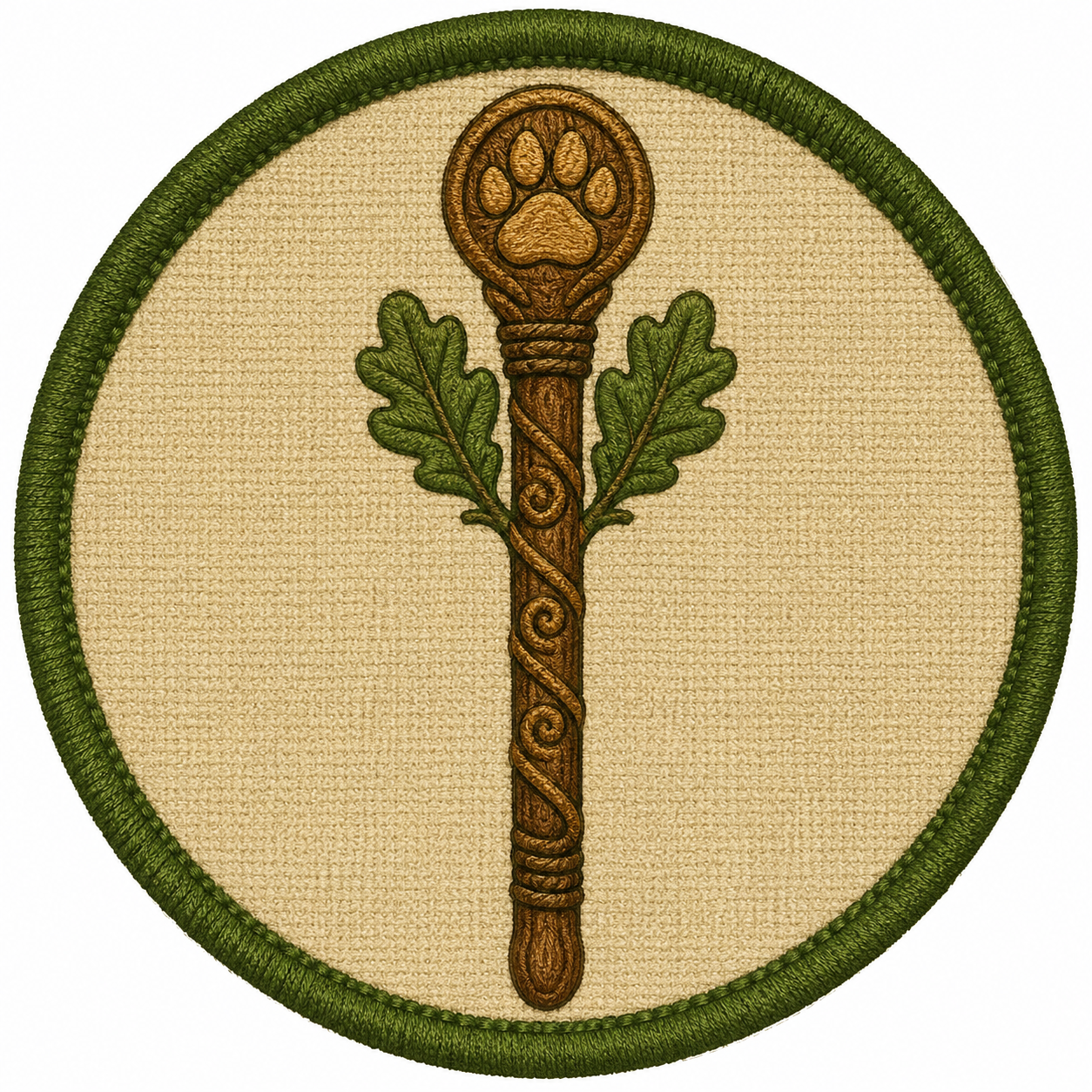 Badge Cajado da Lei