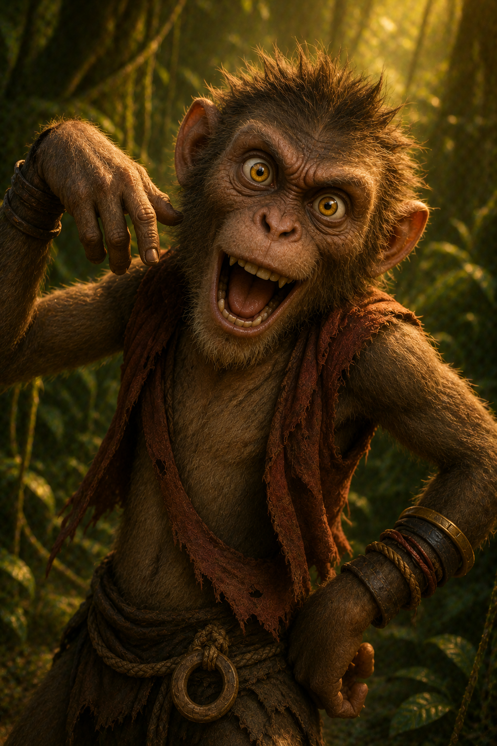 Retrato de Bandar-log