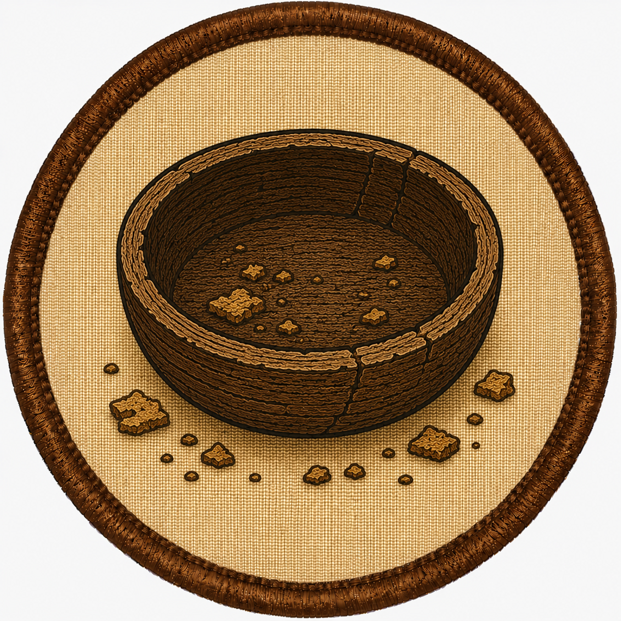 Badge Tigela de Migalhas